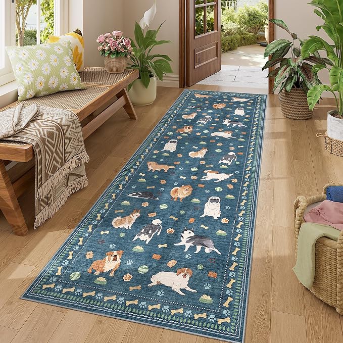DUKINO 2.6x8 Washable Runner Rug - Image 2