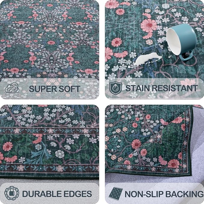 Washable 2'6" x 10' Runners for Hallways, Non Slip Long Floor Runner for Kitchen - Image 7