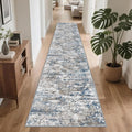 Runners for Hallways Ultra Non-Slip 2x10 Long Runner Rugs Washable Abstract by TTelephant