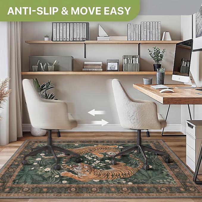 36"x48" Office Chair Mat for Hardwood Tile Floor, Under Desk Carpet Protector - Image 3