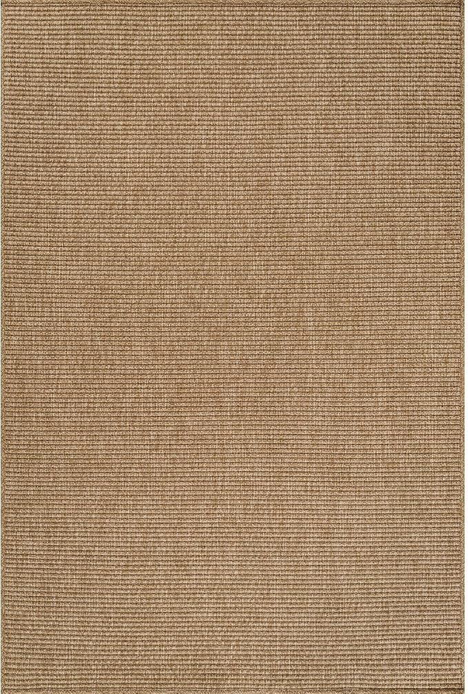 CAMILSON Easy Jute Rug 6x9, Indoor Outdoor Natural Color Farmhouse Area Rugs - Image 3