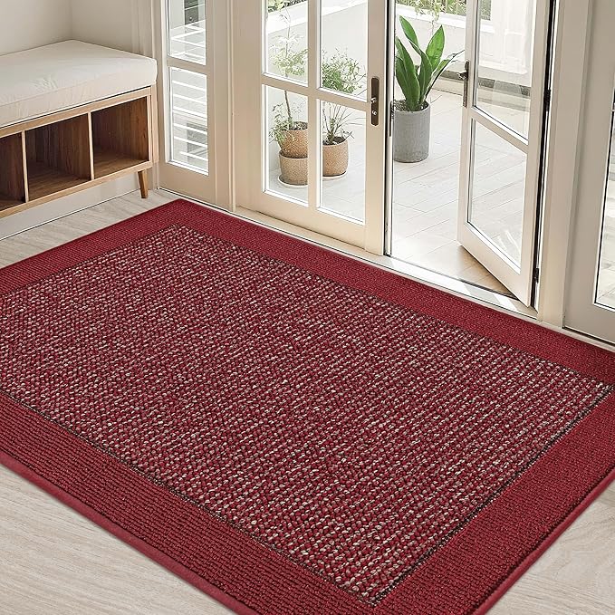 BEQHAUSE Indoor Door Mat 32" x 48", Dirt Trapper Door Mats Non-Slip Entryway by BEQHAUSE