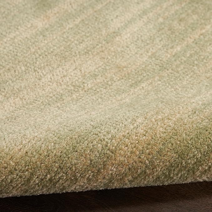 Nourison Home Nourison Essentials Green Gold 2'2" x 10' Area Rug - Image 6
