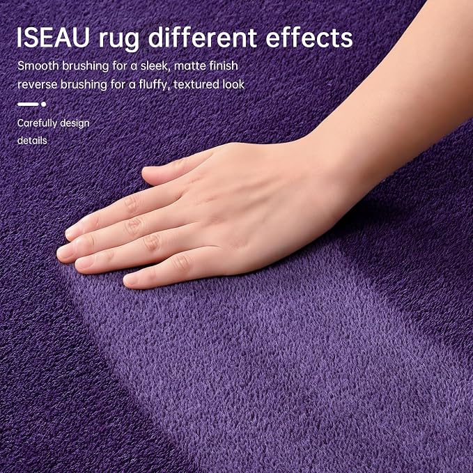 ISEAU 2x6 Runner Rug for Hallway, Soft Memory Foam Carpet - Image 3