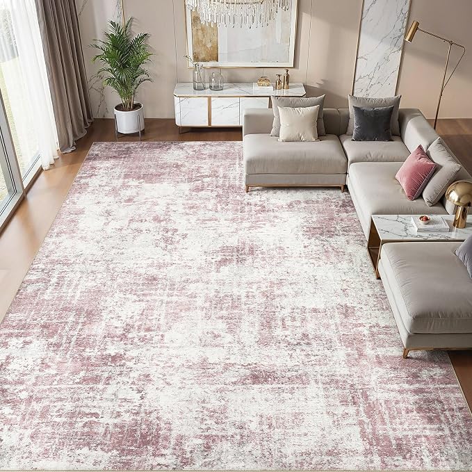 Washable 9x12 Area Rug for Living Room by COTILED