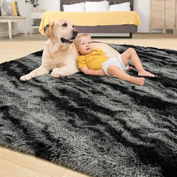 Tepook Area Rugs 9x12 for Living Room, Super Soft Fluffy Rugs for Bedroom - Image 4