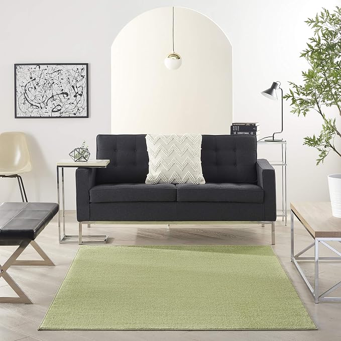 Nourison Home Nourison Essentials Green 4' x 6' Area Rug - Image 3