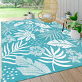 Pauwer Waterproof Outdoor Rug 8x10, Reversible Plastic Straw Patio Camping Rug by Pauwer