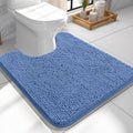 OLANLY Toilet Rugs U-Shaped 24x24, Extra Soft Absorbent Chenille Contour by OLANLY