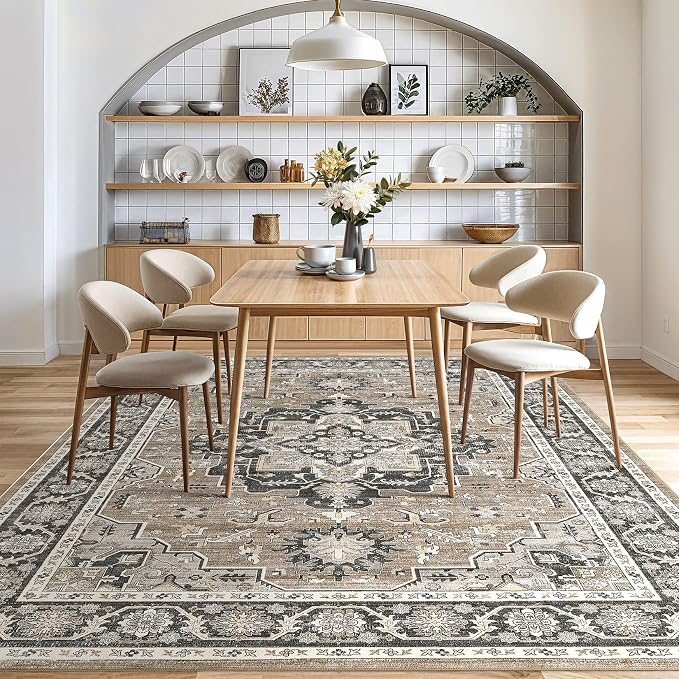 Vintage Living Room Area Rug 5x8 - Image 7