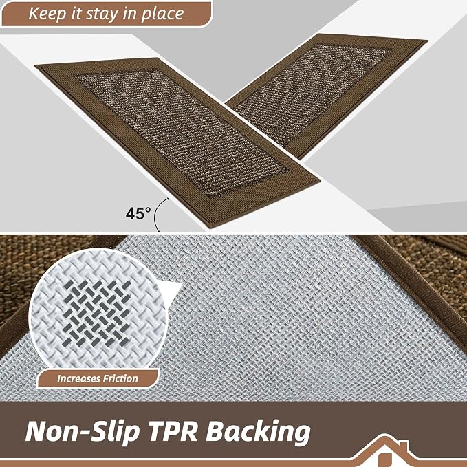BEQHAUSE Indoor Door Mat 20" x 48", Dirt Trapper Door Mats Non-Slip Entryway - Image 4