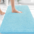 OLANLY Bathroom Rugs 32x20, Extra Soft Absorbent Chenille Bath Rugs, Rubber by OLANLY