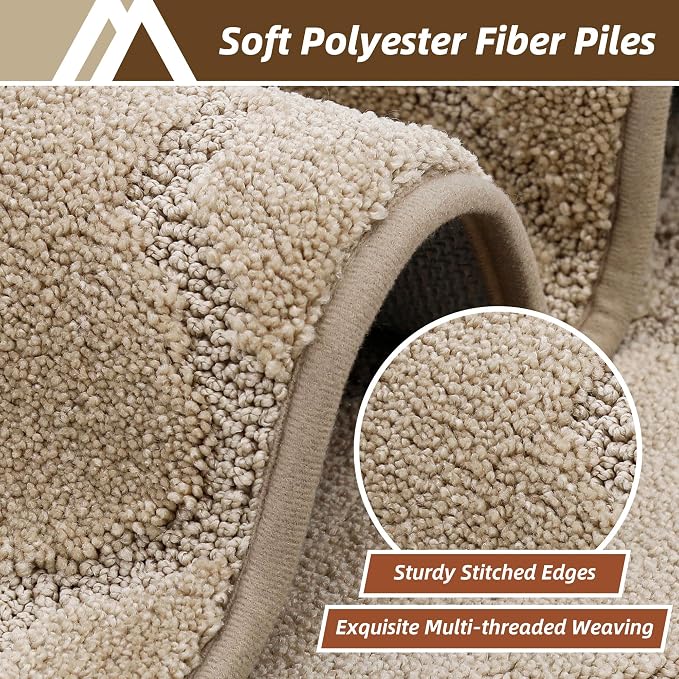 COSY HOMEER Kitchen Rugs 24"x60" Non-Slip Washable Kitchen Mats - Image 3
