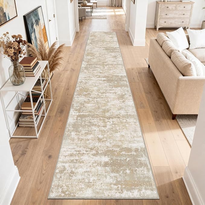 Washable Carpet Runners for Hallway 14ft-Non Slip Floor Runners for Dogs by TTelephant
