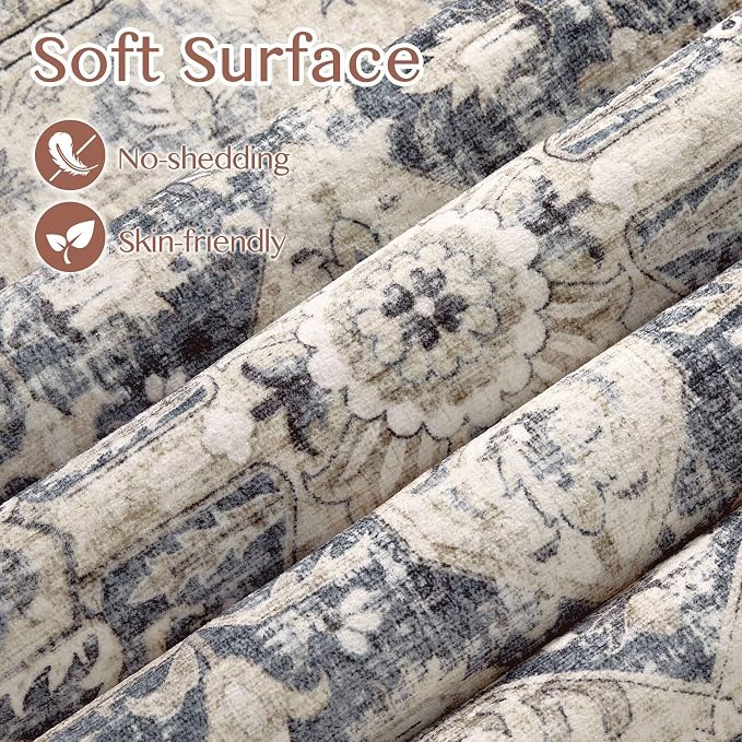 Tortania Area Rug 2x8 Runner Rugs - Image 7