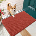 OLANLY Dog Door Mat for Muddy Paws 24x16, Ultra Absorbent Chenille Mud Doormat by OLANLY