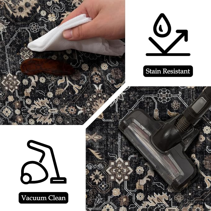Ruaruarug Washable Area Rug 9x12 - Image 7