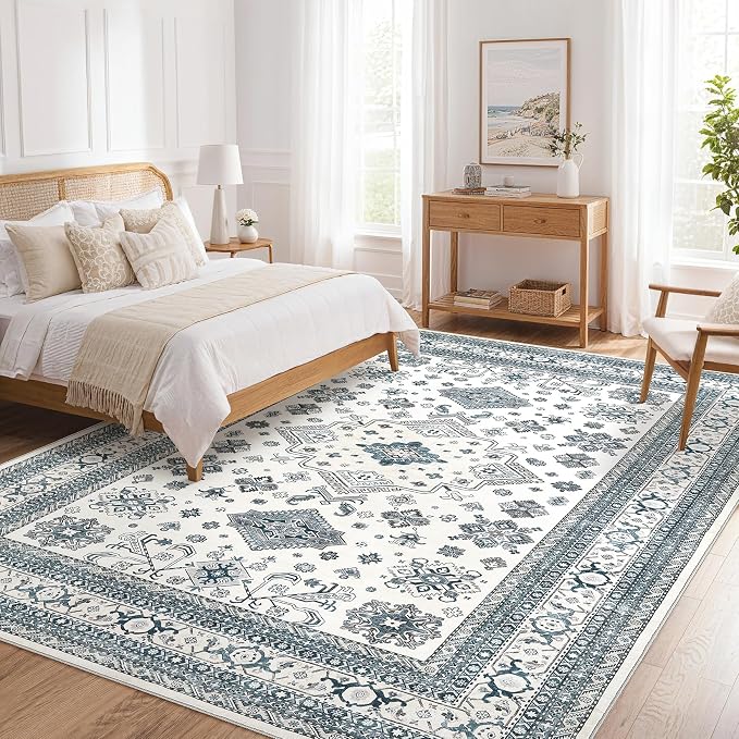 Vintage Living Room Area Rug 6x9 - Image 8