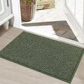 BEQHAUSE Dirt Trapper Door Mat 20" x 32", Non-Slip Washable Doormats Entrance by BEQHAUSE