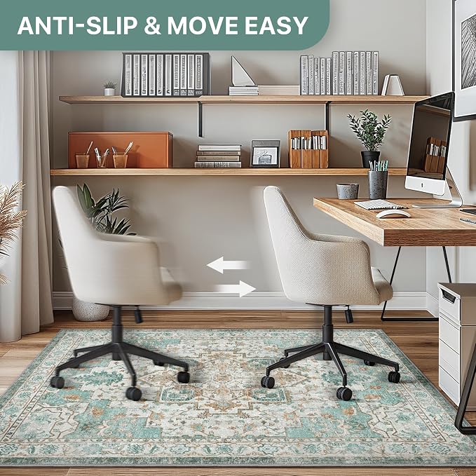 36"x48" Office Chair Mat for Hardwood Tile Floor, Under Desk Carpet Protector - Image 5