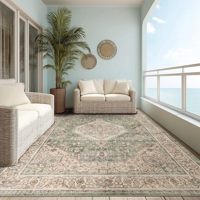 Ruaruarug Washable Area Rug 8x10 - Image 8