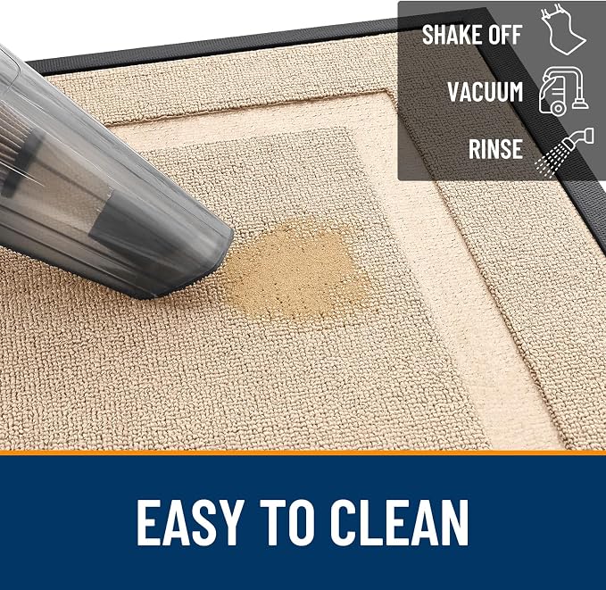 OLANLY Front Door Mat Indoor Outdoor Entrance, Waterproof All-Season, - Image 6
