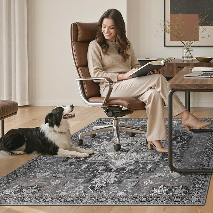 48"x60" Office Chair Mat for Hardwood Tile Floor, Under Desk Carpet Protector - Image 7