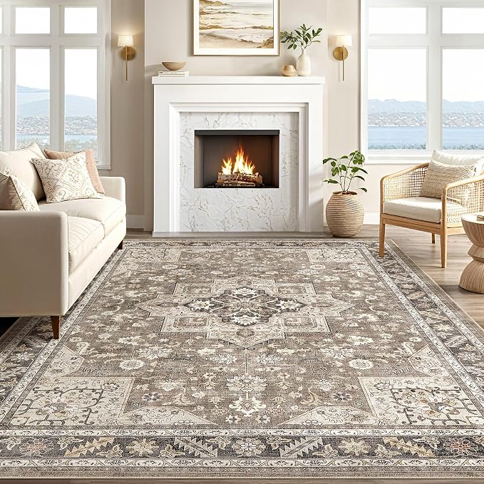 Vintage Living Room Area Rug 10x12 - Image 6