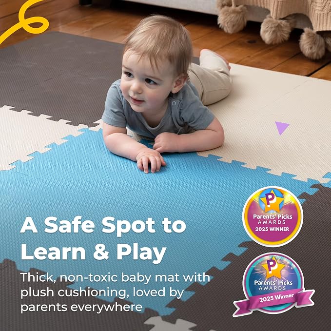 MioTetto Baby Play Mat, Soft Foam Floor Tiles - Image 4