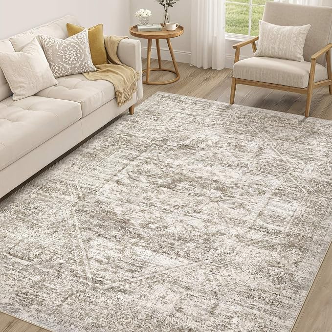 Vintage Living Room Area Rug 6x9 by COTILED