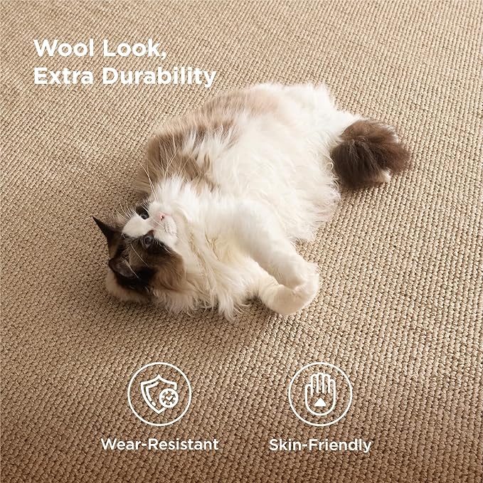 Bedsure 6x9 Faux Wool Area Rugs - Image 2