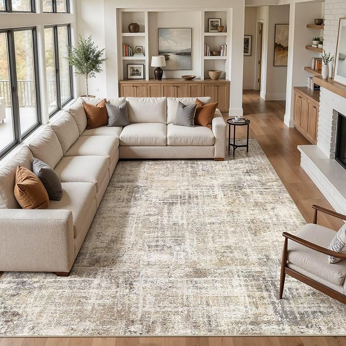 cotiled Washable 7x9 Area Rug for Living Room - Image 5