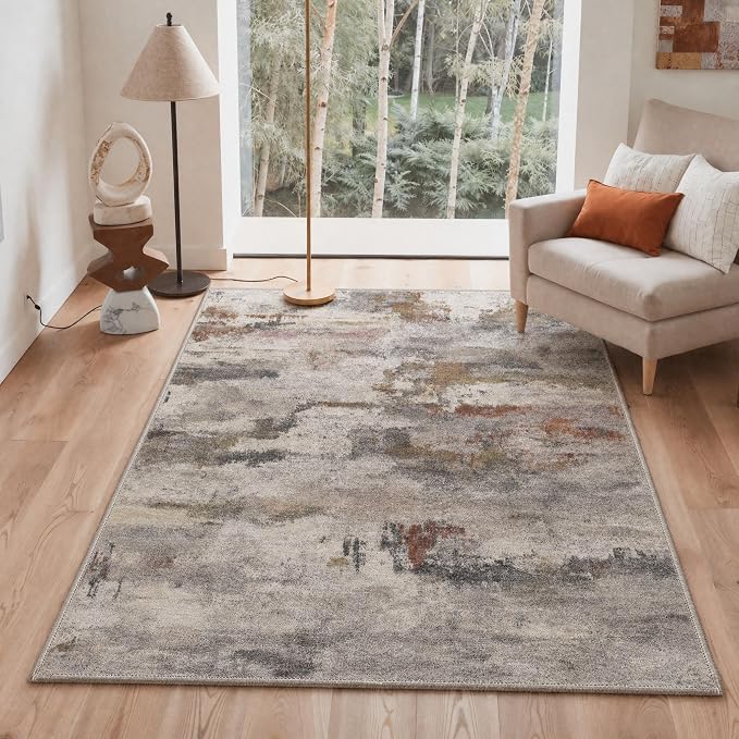 BEIMO Area Rugs 5x7 for Living Room Bedroom, Modern Abstract Machine Washable - Image 2