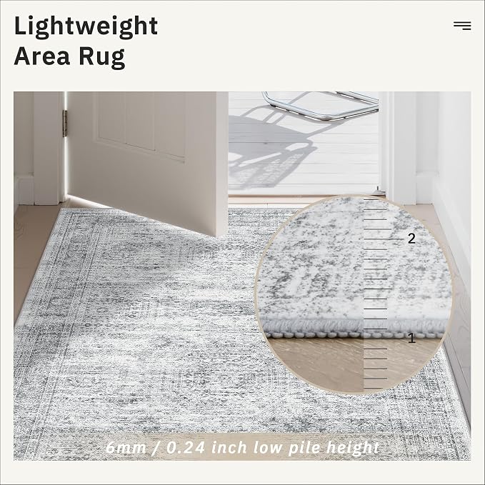 Soalmost Runner Rug 2x5 Washable Non-Slip Kitchen Runner Rugs - Image 7