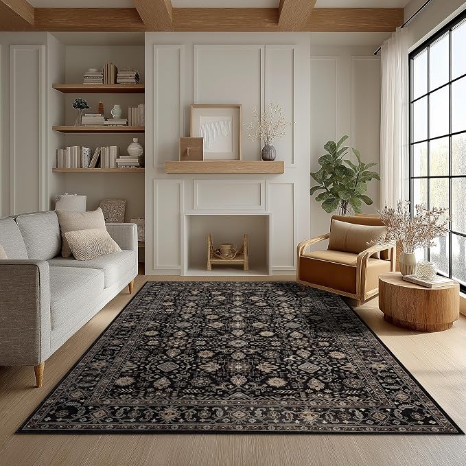 Ruaruarug Washable Area Rug 6x9 by Ruaruarug