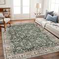 CHAMPLANT Area Rug 6'x9' Washable Vintage Traditional Floor Cover Thin Retro by CHAMPLANT