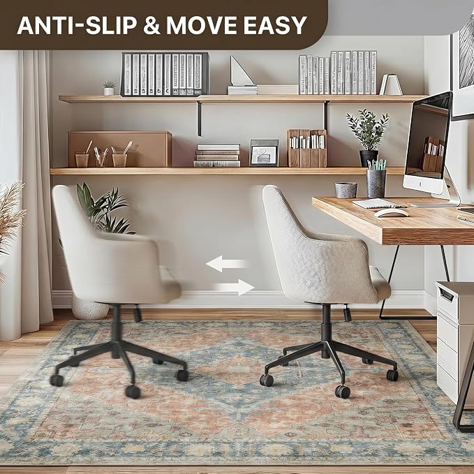 36"x48" Office Chair Mat for Hardwood Tile Floor, Under Desk Carpet Protector - Image 4