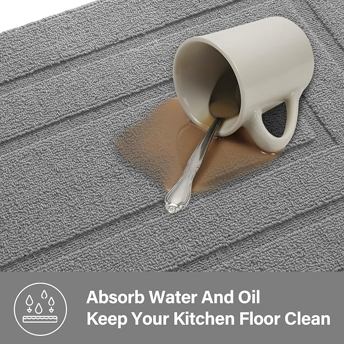 GRANNY SAYS Kitchen Mats for Floor, 47 x 20, Kitchen Rugs Non Slip Washable - Image 3