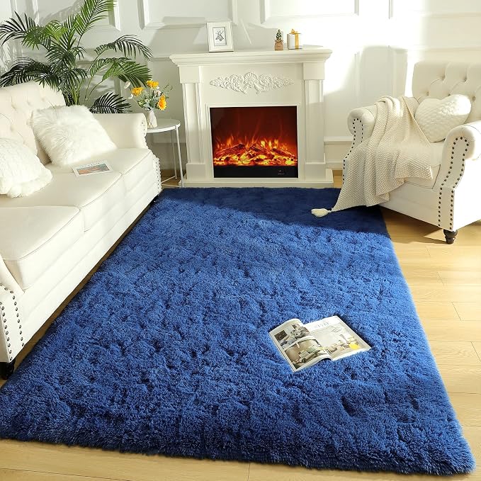 LOCHAS Ultra Soft Indoor Modern Area Rugs Fluffy Living Room Carpets - Image 5