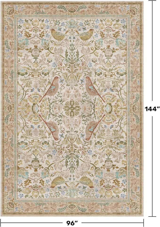 Large Washable Living Room Rug 8x12 - Image 2