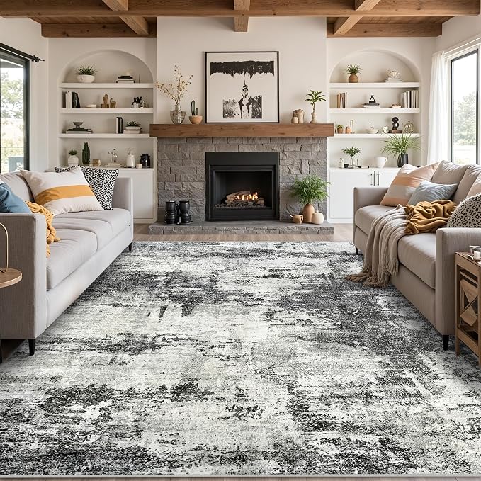 10x14 Area Rugs Living Room Rugs: Large Washable Rug - Image 10