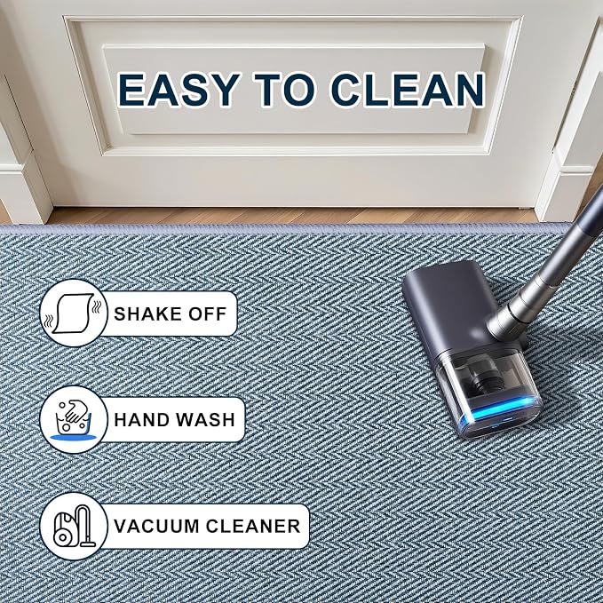 Ultra Thin Door Mat Indoor Entrance 24"x47", Low-Profile Indoor Door Mat - Image 5