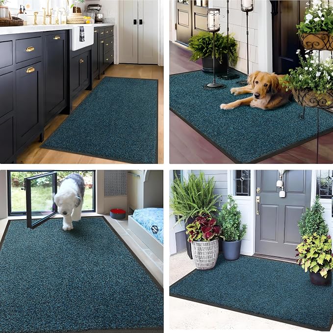 Mibao Front Door Mat Indoor Entrance, 29.5" x 17", Dirt Trapper Welcome Mat - Image 8