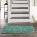 Nourison Home Nourison Essentials Blue Green 2' x 4' Area Rug by NourisonHome