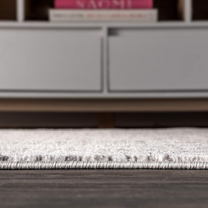 JONATHAN Y Boho Vintage Diamond Cream/Gray Indoor Area Rug 12X18 ft, Moroccan - Image 6