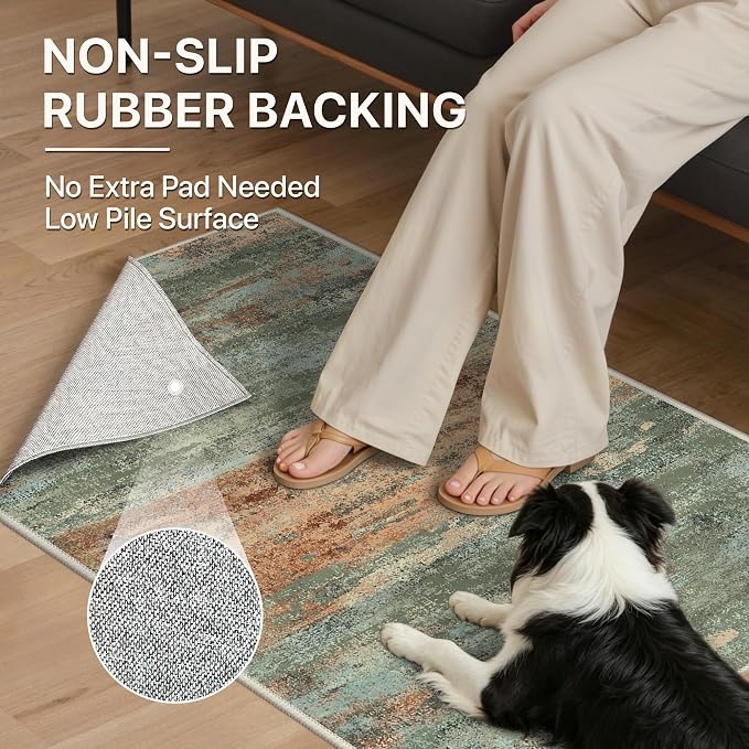 BEIMO Area Rugs 8x10 for Living Room Bedroom, Modern Abstract Machine Washable - Image 8