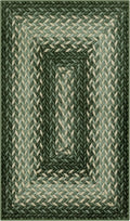 Maples Rugs Marion Bohemian Braided-Style Print Area Rug – Made in USA – by MaplesRugs