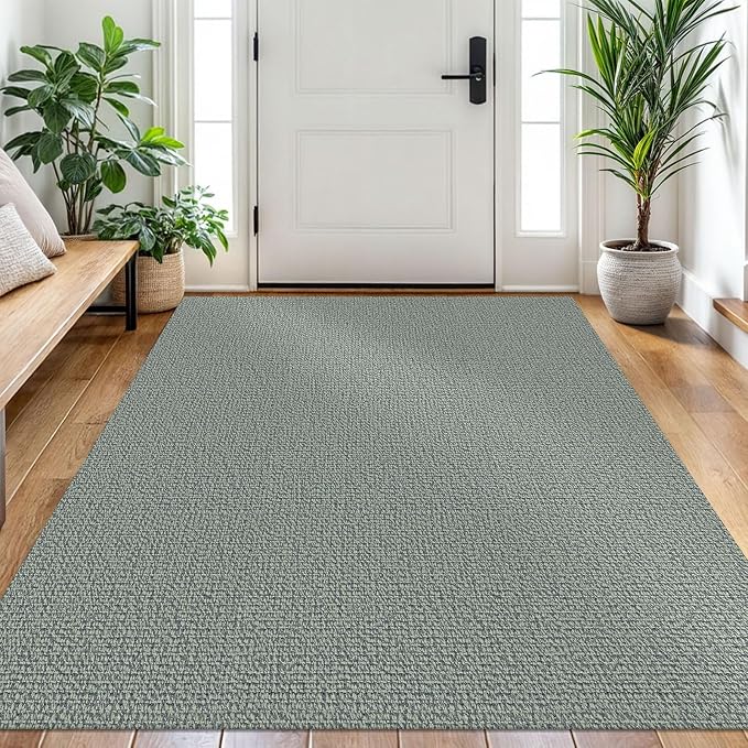 EARTHALL Washable Area Rug 4x6 Ft Non Slip Rugs by EARTHALL