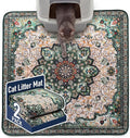 Hompet Cat Litter Mat 2 Pack, 36x36 Large Machine Washable Trapping Mats by Hompet