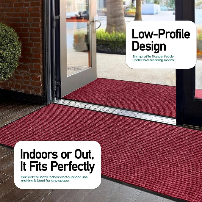 MaxMat® Extra Large Commercial Door Mat, Rubber Border Heavy Duty Door Mat - Image 4